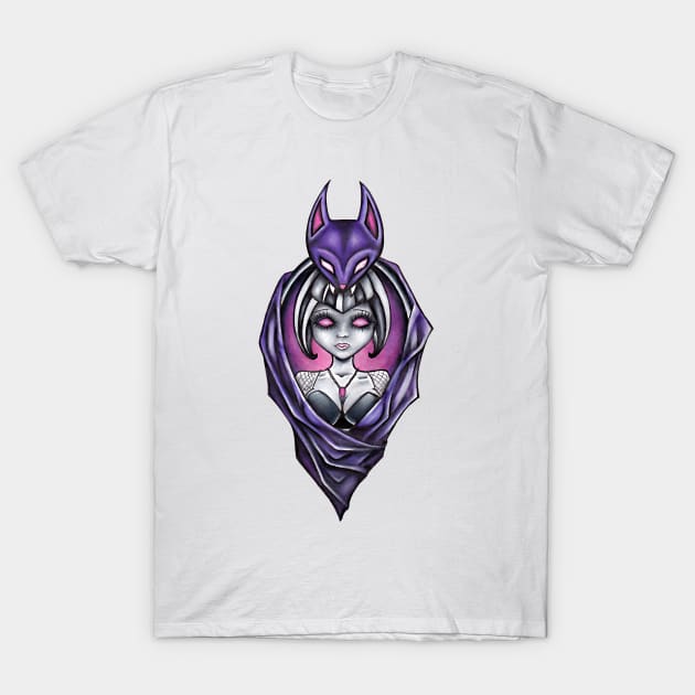 Isolared bat girl T-Shirt by trainwreck911